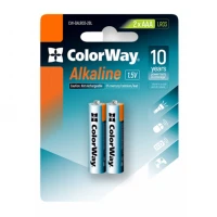 Батарейки ColorWay Alkaline Power AAA 1х2 шт (CW-BALR03-2BL)