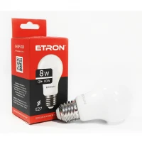 Лампа ETRON 1-ELP-010 A55 8W 4200K E27