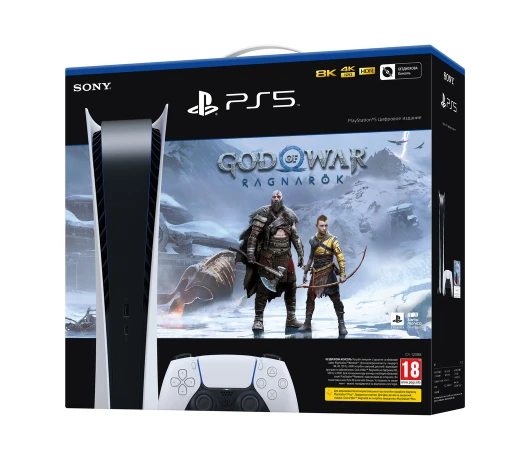 Консоль Sony PlayStation 5 + HD-камера + God of War Ragnarok