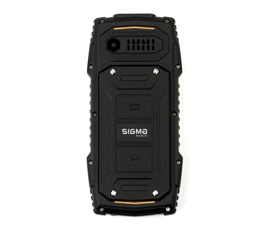 Мобiльний телефон Sigma AZ68 Black-Orange