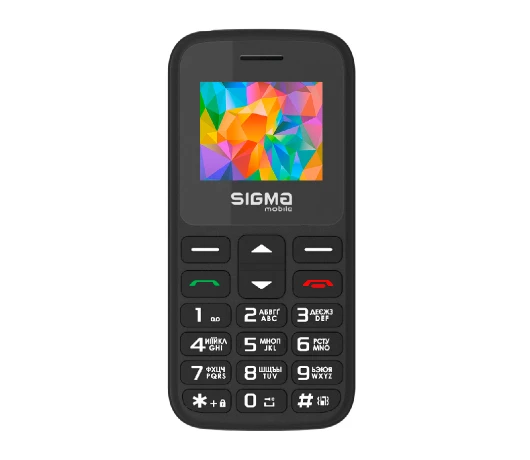 Мобiльний телефон Sigma Comfort 50 HIT Black