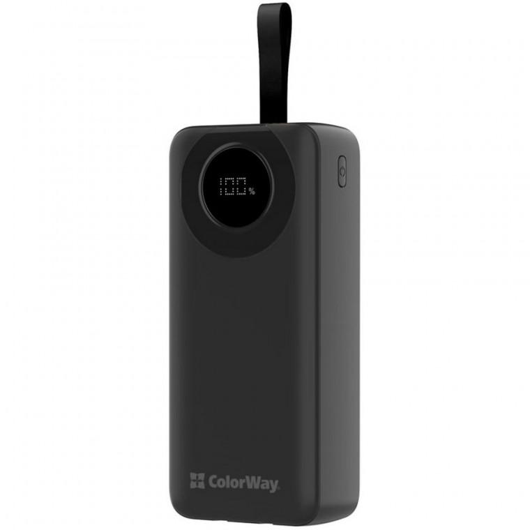 Зовнішній акумулятор Colorway (CW-PB300LPB4BK-PDD) 30000 mAh 22,5w Black