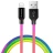 Кабель Colorway USB - Lightning (multicolor) 2.4А 1м (CW-CBUL016-MC)