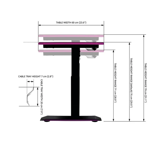 Комп'ютерний стіл CoolerMaster GD120 Gaming Desk (CMI-GD120-PRV1)