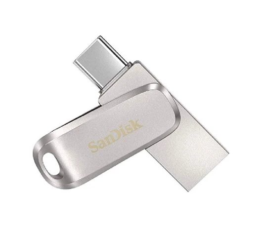 Флешка SANDISK Ultra Dual Luxe Type-C 64gb USB 3.1 Silver
