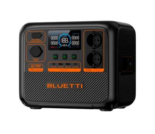 Зарядна станція Bluetti AC70P (864Wh/1000W)