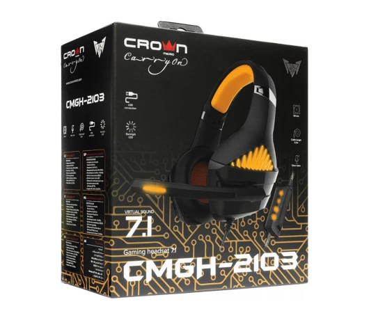 Навушники Crown CMGH-2103 Orange