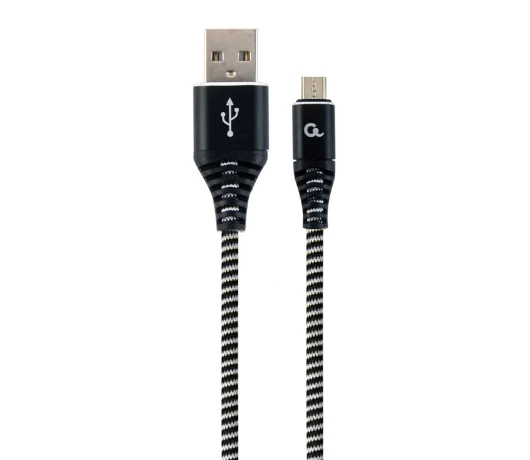 Кабель USB Cablexpert CC-USB2B-AMmBM-1M-BW Micro, 1м