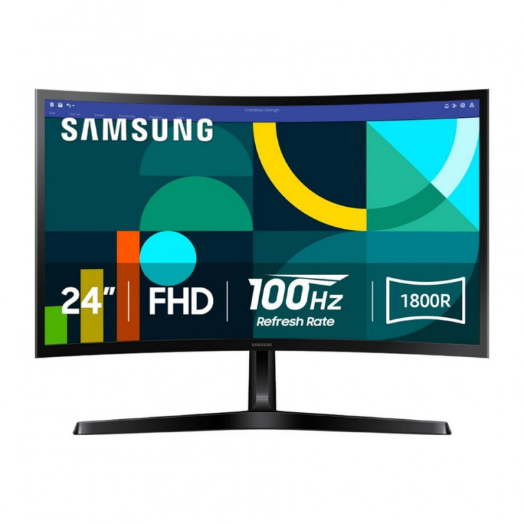 Монітор Samsung 24" Essential LS24D366 (LS24D366GAIXCI)