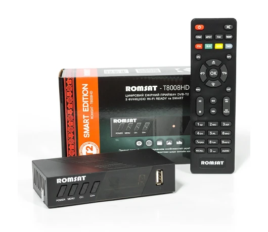 Цифровий ТВ-тюнер  Romsat T8008HD
