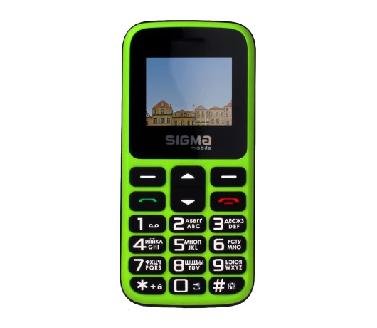 Мобiльний телефон Sigma Comfort 50 HIT Green