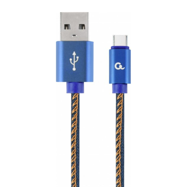 Кабель USB Cablexpert CC-USB2J-AMCM-2M-BL Type-C, 2м