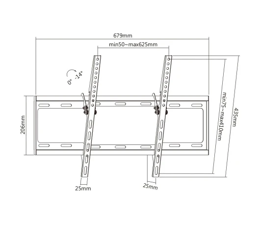 Кронштейн для телевизора UniBracket BZ01-61