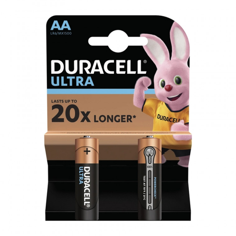 Батарейка DURACELL LR06 KPD 02*20 Ultra (2шт)