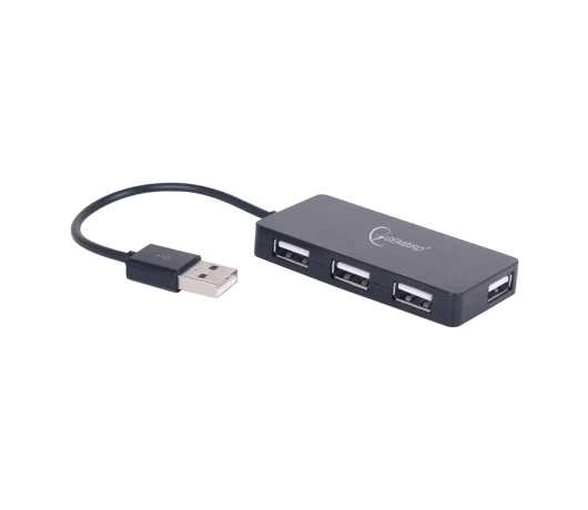 Концентратор Gembird UHB-U2P4-04 на 4 порти USB 2.0, Type-A