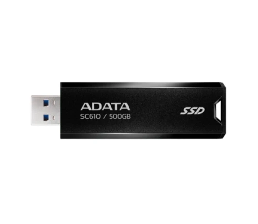 Зовнішній SSD диск ADATA SC610 500GB USB 3.2  550/500Mb/s Black