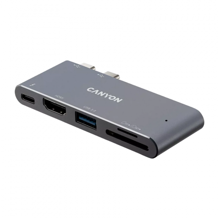 Док-станція Canyon 5-в-1 USB Type C (CNS-TDS05DG)