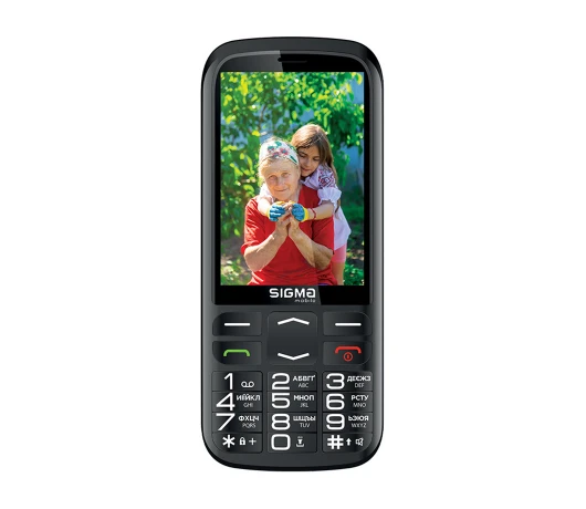 Мобiльний телефон Sigma Comfort 50 Optima Type-C  Black